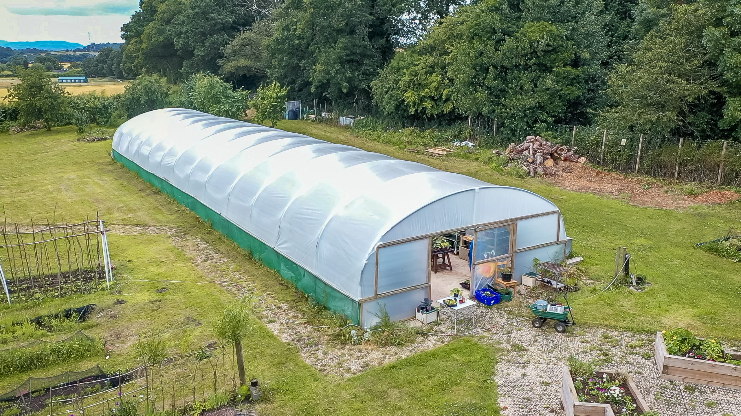 Ashfield Gardens polytunnel, Stourbridge, Camphill Village Trust