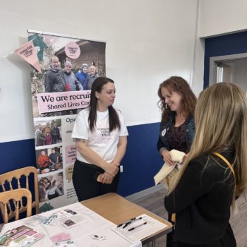 Our team at a Shared Lives event talking