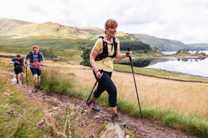 Sally hiking in the Lake District