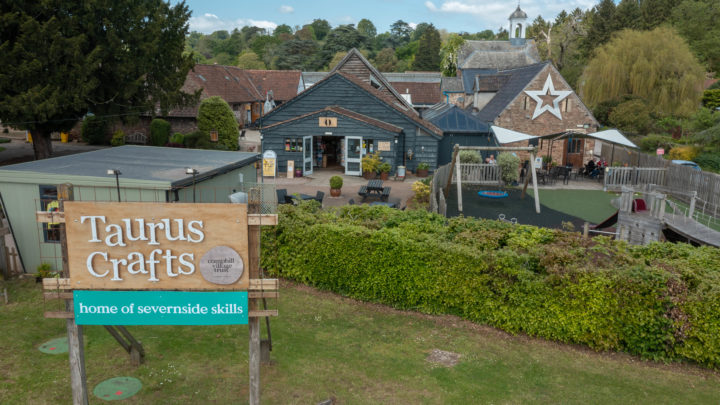 Aerial shot of Taurus Crafts grounds