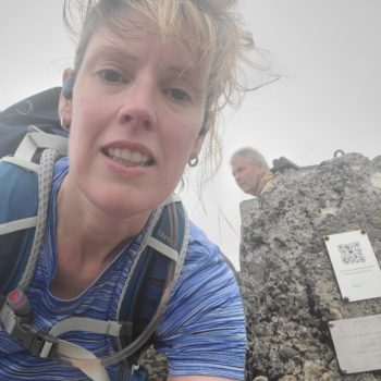 Sally hiking in Yorkshire Peaks