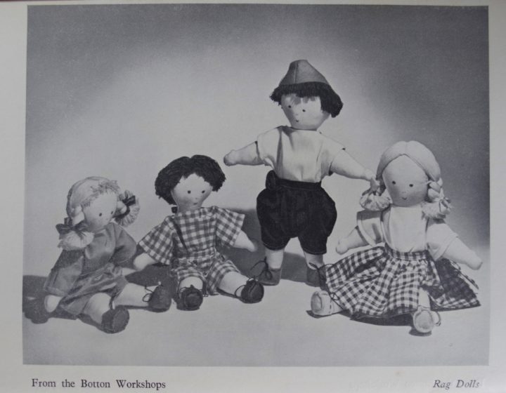 Waldorf rag dolls from the 60s